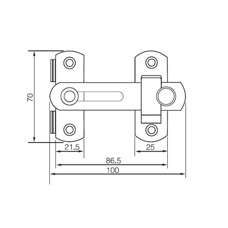 Kích thước Chốt an toàn hafele DIY 489.71.680