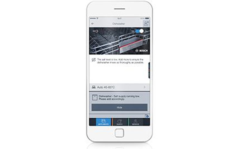 máy rửa bát Bosch serie 6 notification