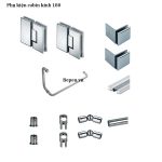 Phụ kiện phòng tắm kính hafele 180