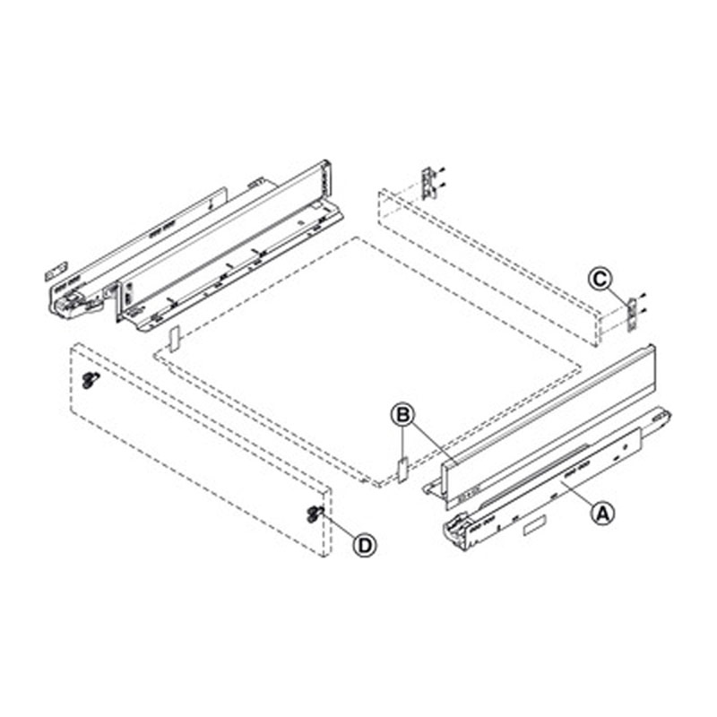 Ray hộp Blum Legrabox M