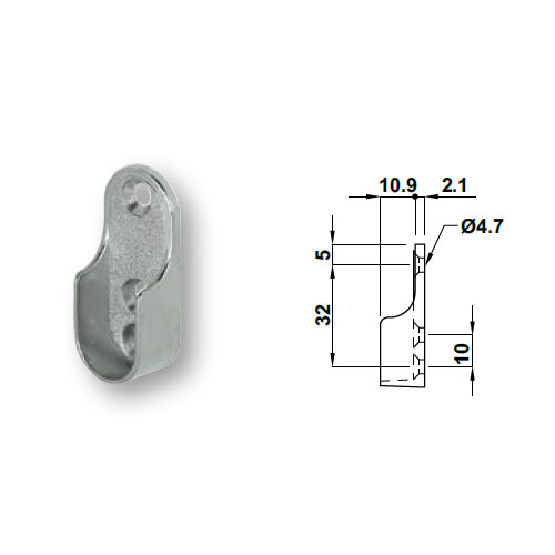 Bas SUỐT LED HAFELE OVAL 833.33.757