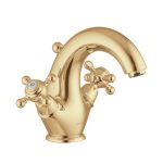 Vòi lavabo Hafele Victoria Gold 160 589.02.690