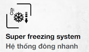 Tủ lạnh hafele hệ thống làm đông nhanh
