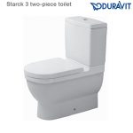 bồn cầu hai khối Duravit Starck 3 588.45.402
