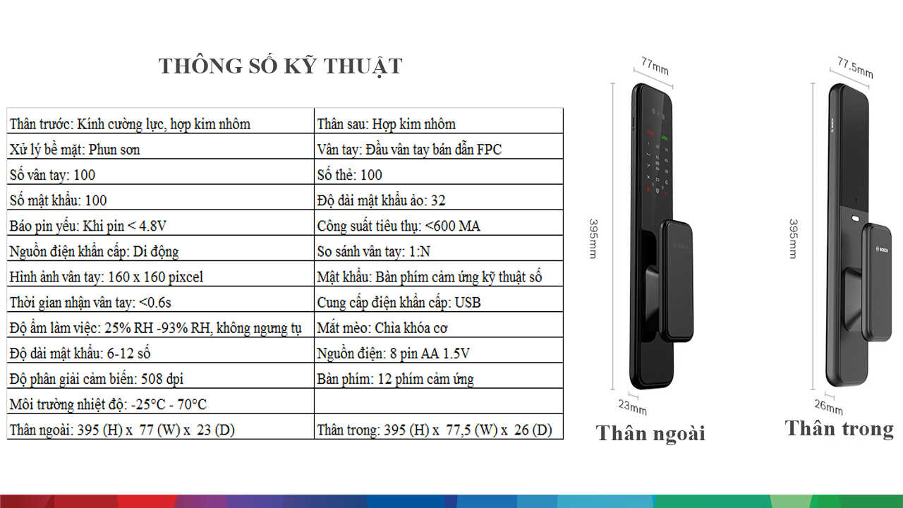 KHÓA ĐIỆN TỬ BOSCH EL600