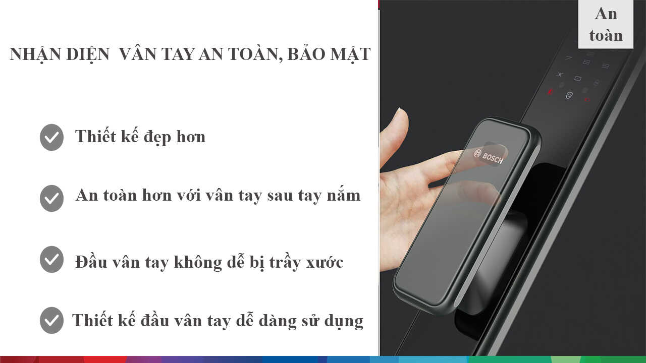 KHÓA ĐIỆN TỬ BOSCH EL600B 3D FACE