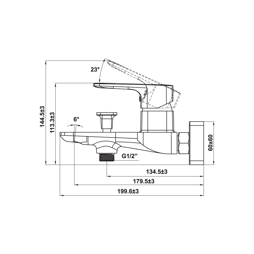 Bộ trộn nổi Hafele Kobe 589.15.005