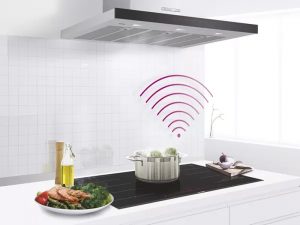 Bếp từ Bosch Cook to Hood