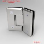 Bản lề kính tường 135º hafele inox bóng 499.05.856