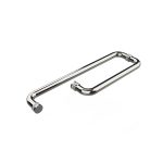 Tay nắm phòng tắm kính hafele inox bóng 499.68.222