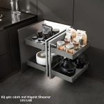 Kệ góc liên hoàn Higold Shearer cánh mở 101148