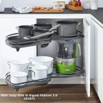 Mâm xoay hình lá Higold platium 3.0 mở trái 101071