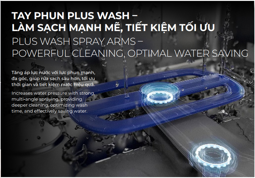Máy rửa bát Hafele tay phun Plus wash