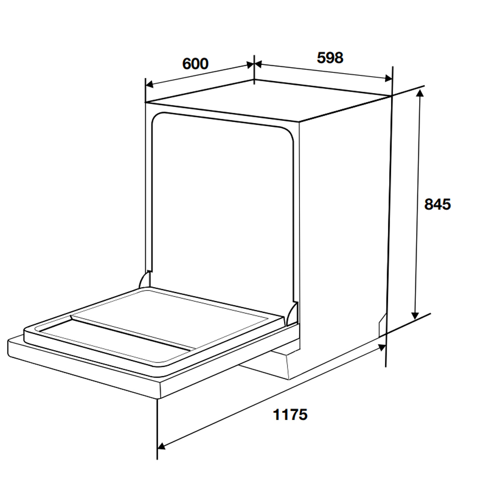 MÁY RỬA BÁT HAFELE HDW-F6052B 535.29.652